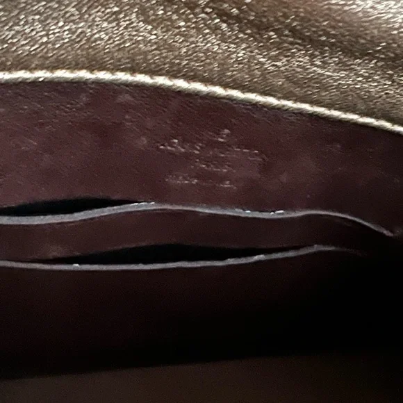 Louis Vuitton Sofia Coppola Gold Leather Clutch Bag (Pre-Owned) - Picture 6 of 8